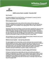 Lyneham Banks B4069 December Newsletter