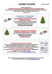 Jenny May News 3rd December